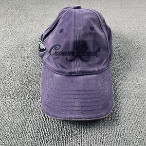 Vintage Crown Royal Hat Adult One Size Purple Faded Adjustable Cap Casual Men's